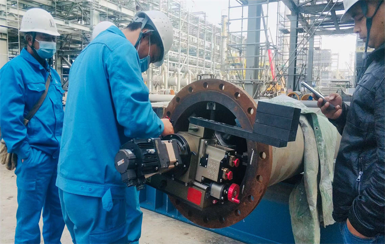 6英寸-40英寸法兰端面加工机，化工厂------中国