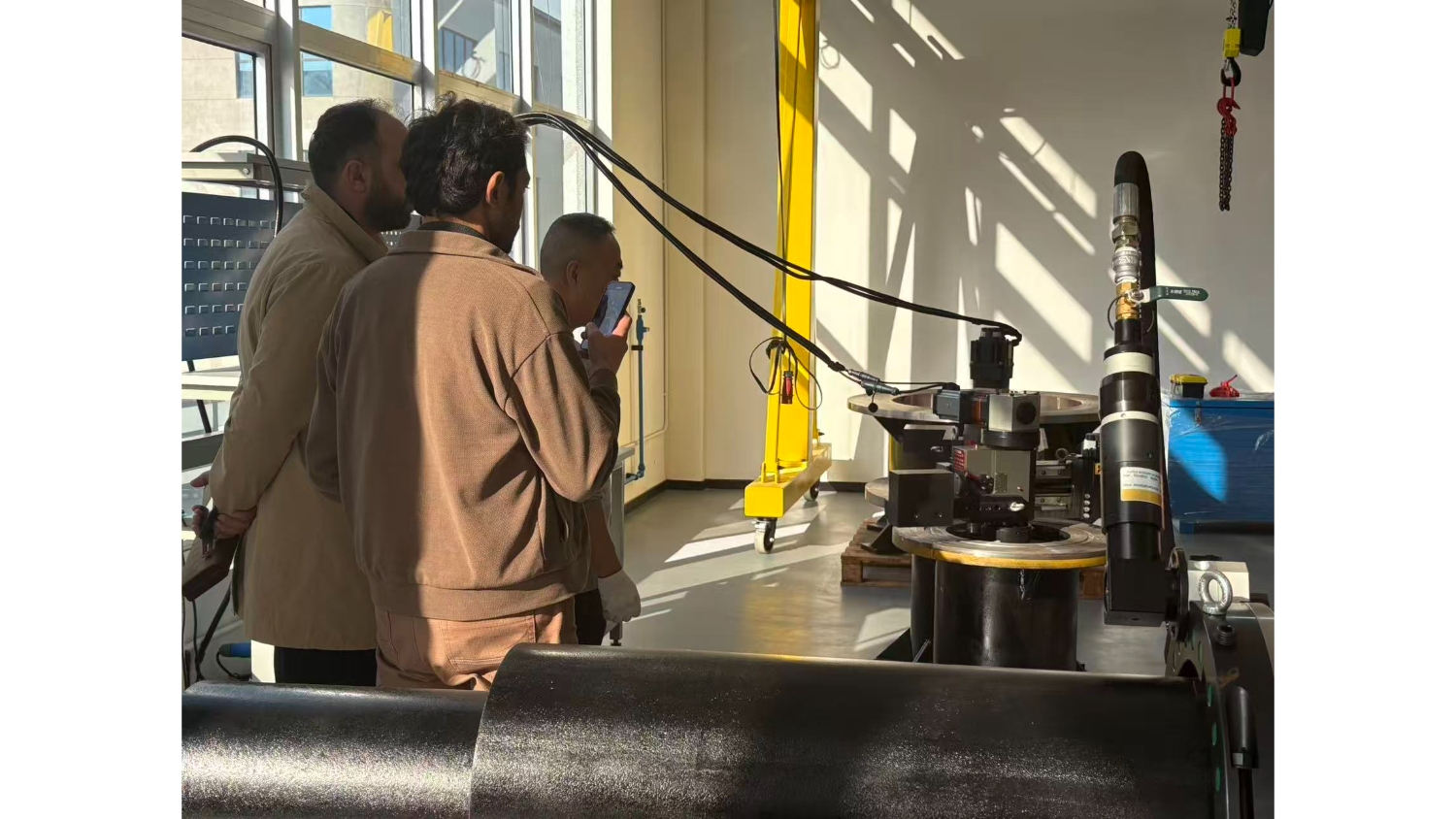 3米法兰端面加工机